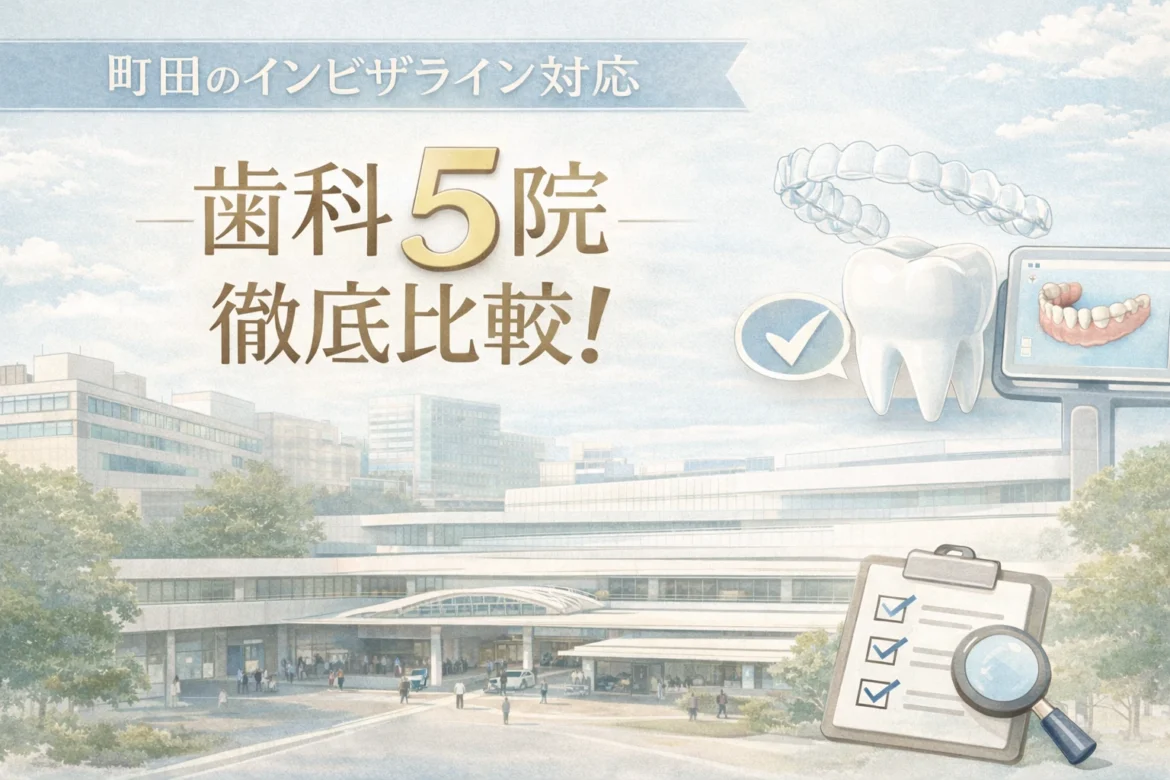 町田でインビザライン矯正を受けるなら？歯科医院の選び方と診療を受けられる医院を紹介